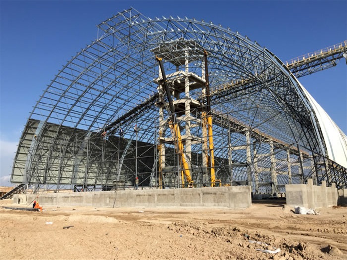 古交煤机油桶翘工程网架